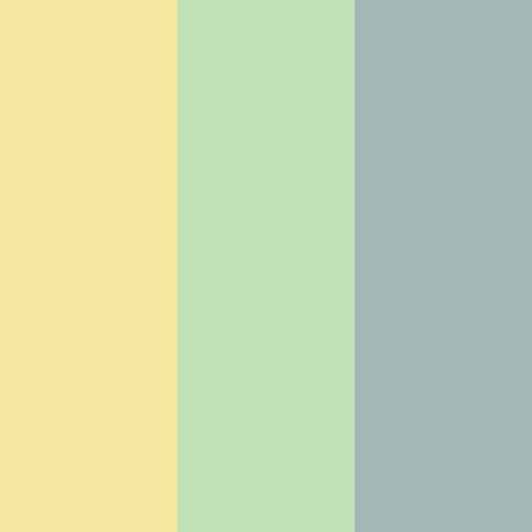 Download soft yellow green color palette PNG image (square)