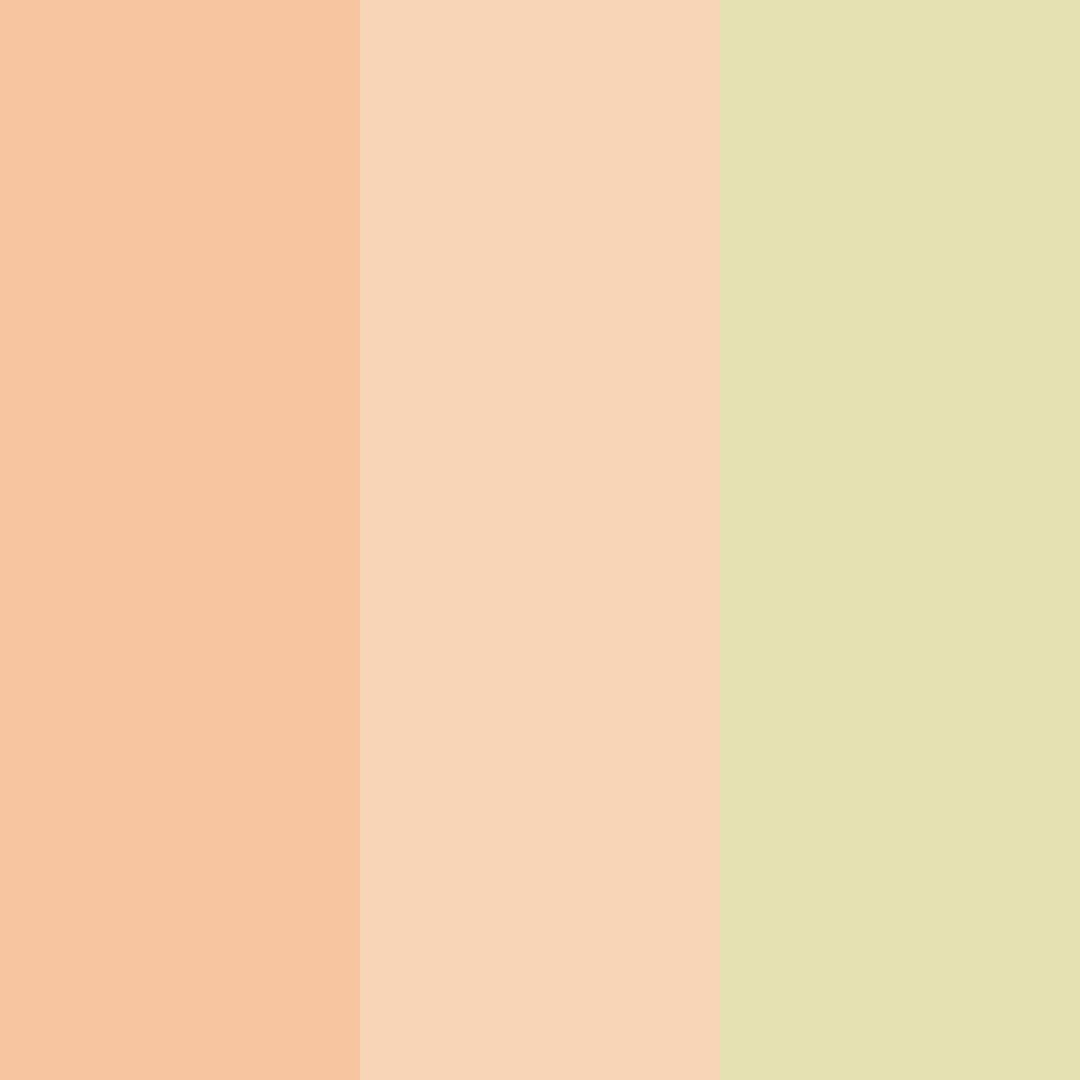 Download peach blossom breeze color palette PNG image (square)