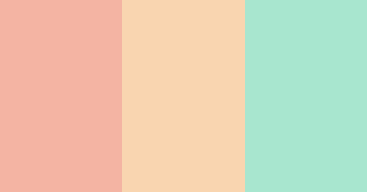 Download peachy coral color palette PNG image (landscape)