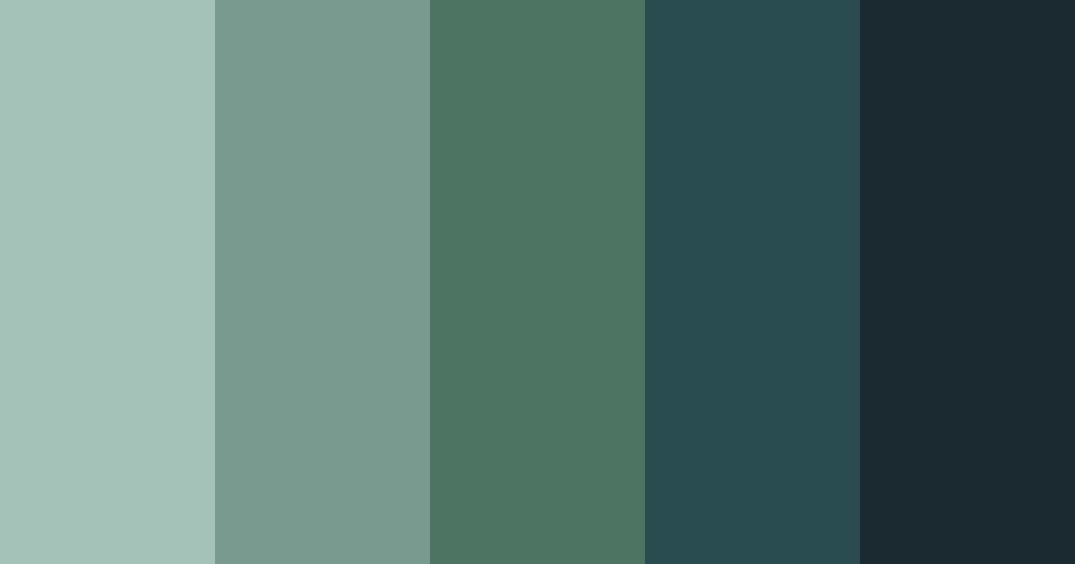 Download whispers of the forest color palette PNG image (landscape)