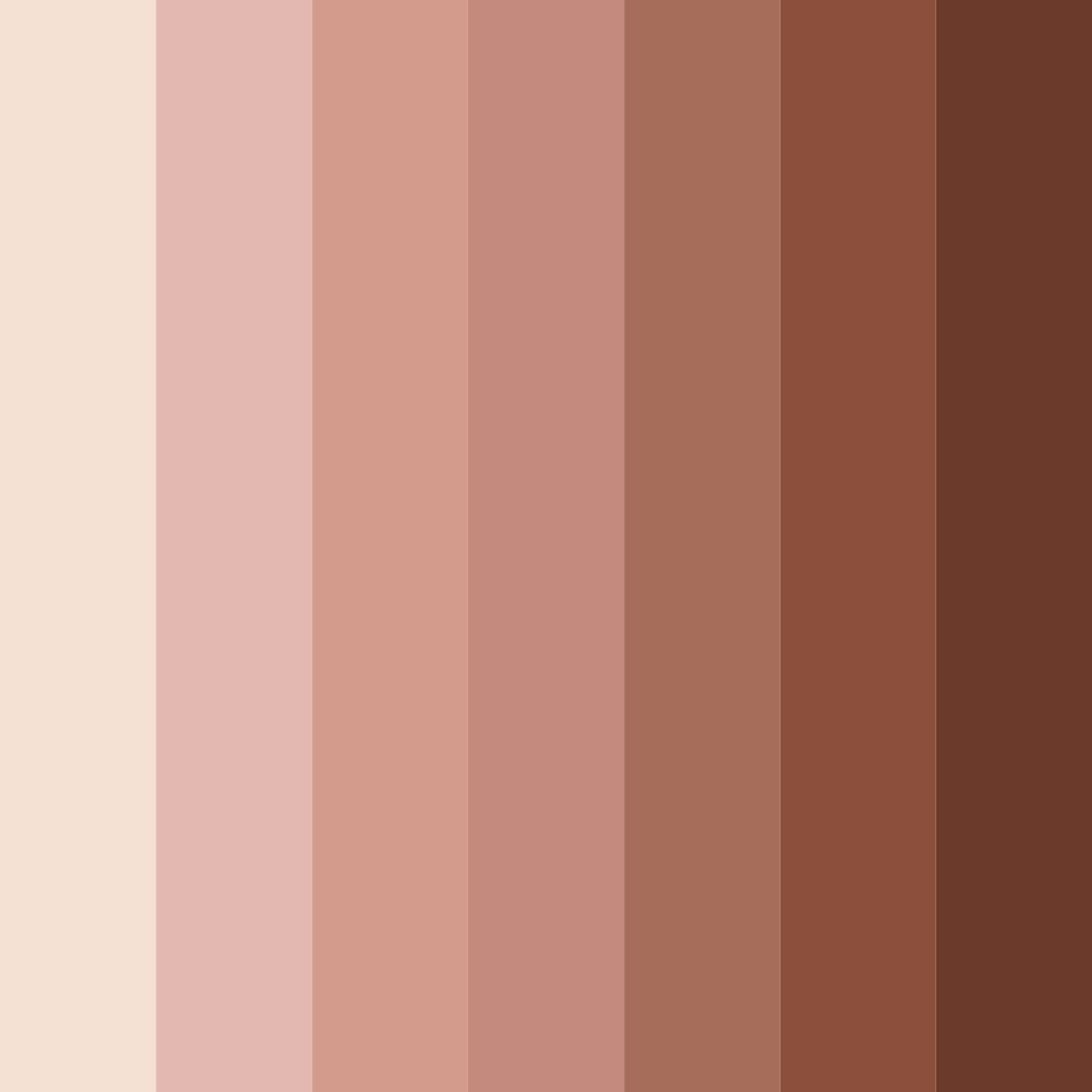 Download natural earth tones color palette PNG image (square)
