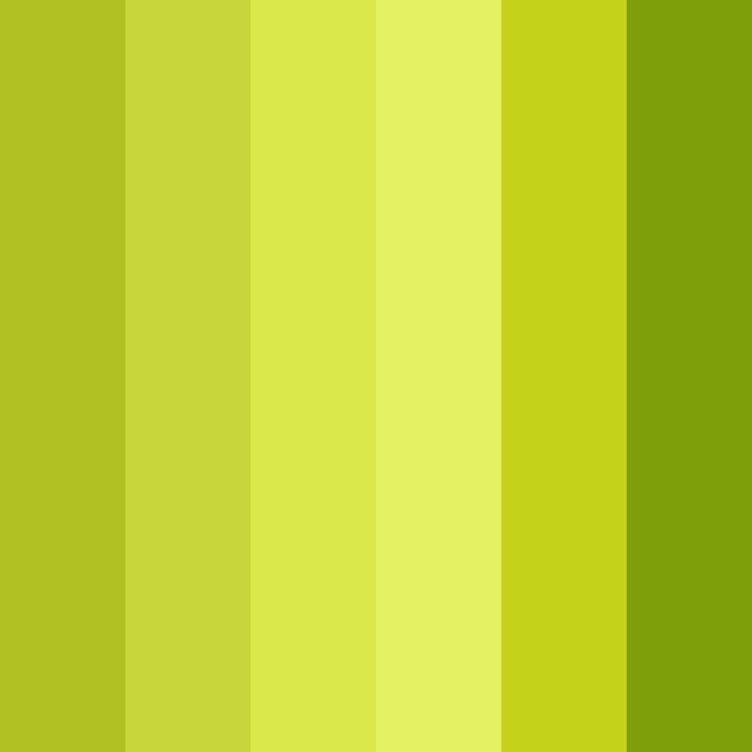 Download lime orchard color palette PNG image (square)