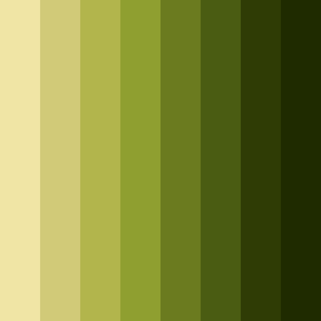 Download verdant whispers color palette PNG image (square)