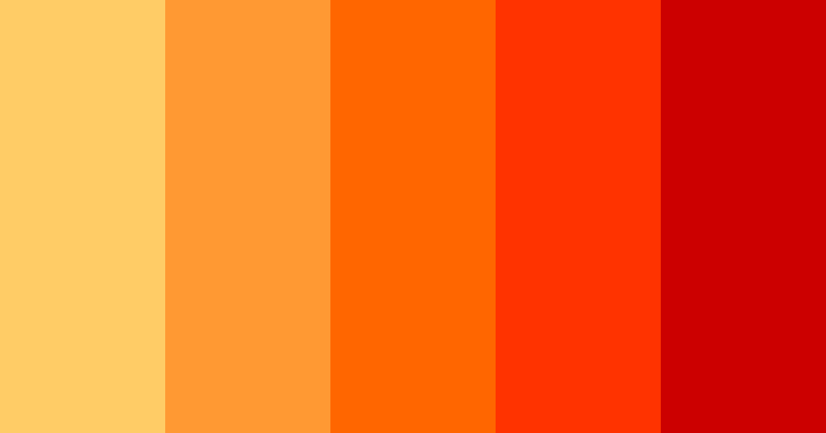 Download sunset blaze color palette PNG image (landscape)