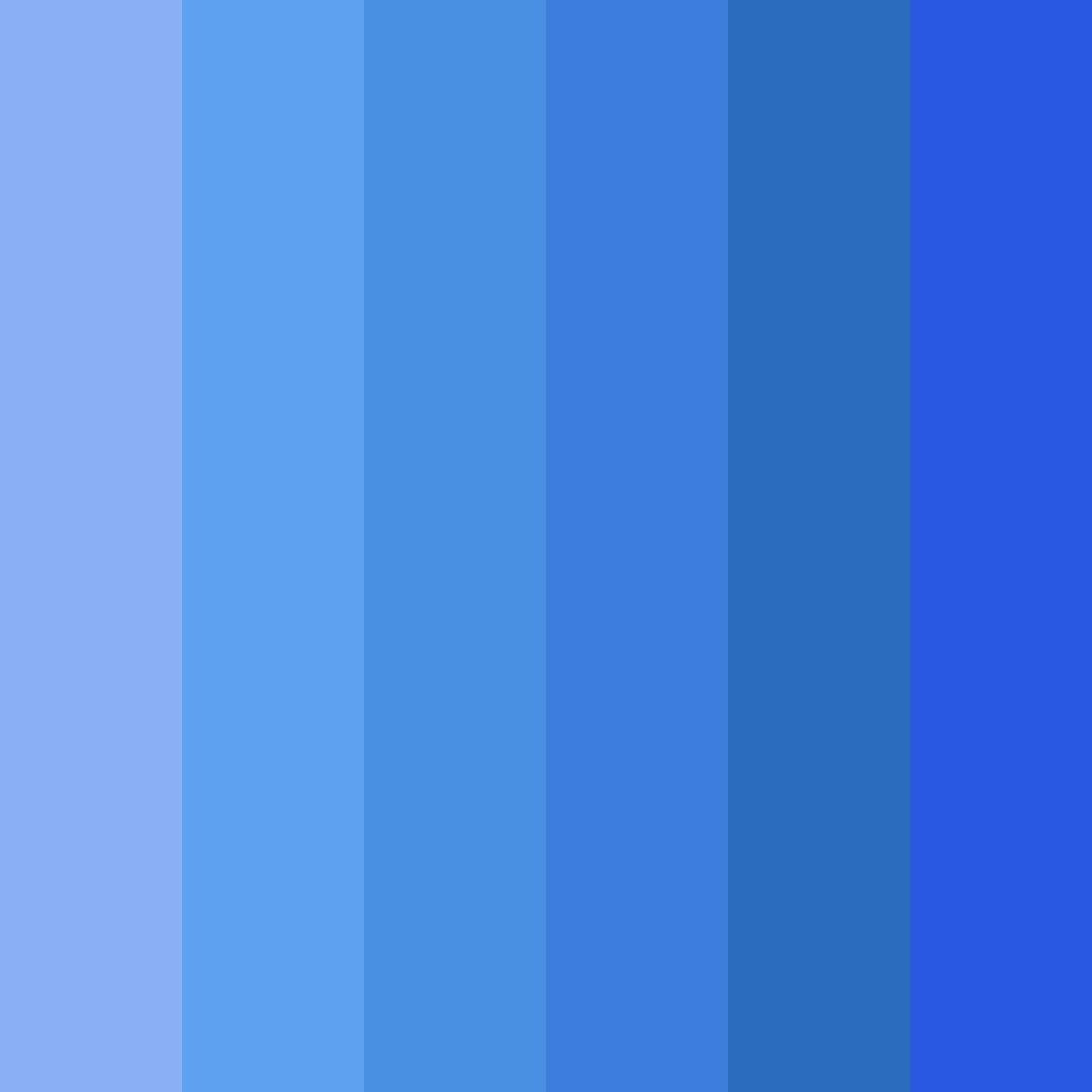 Download blue horizon dreams color palette PNG image (square)
