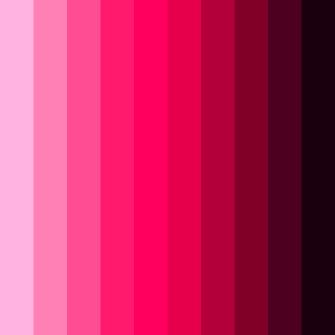 Download pink candy color palette PNG image (square)
