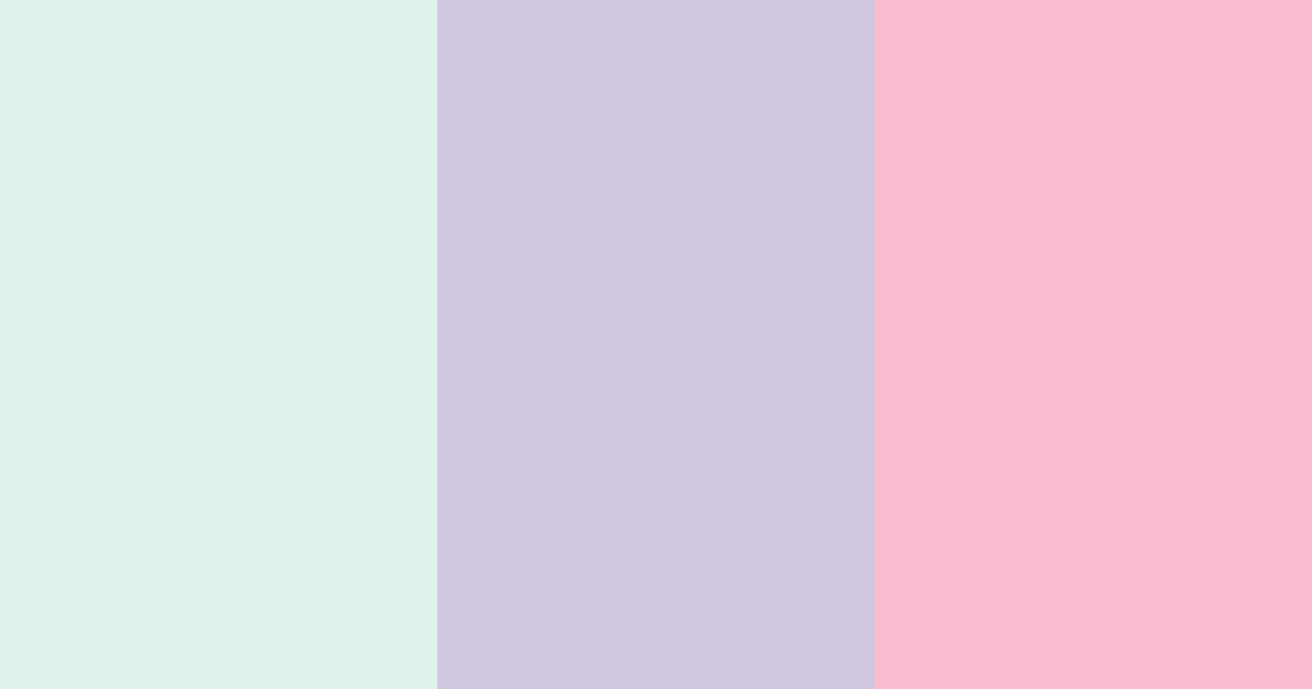 Download whimsical blossom color palette PNG image (landscape)