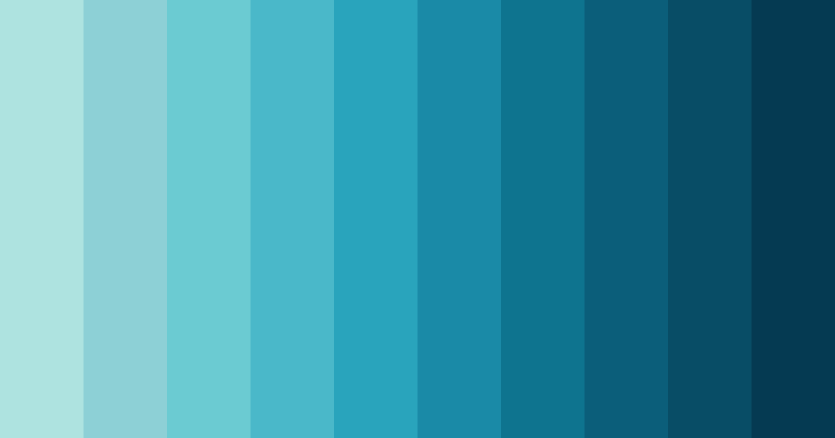 Download tropical tranquility color palette PNG image (landscape)