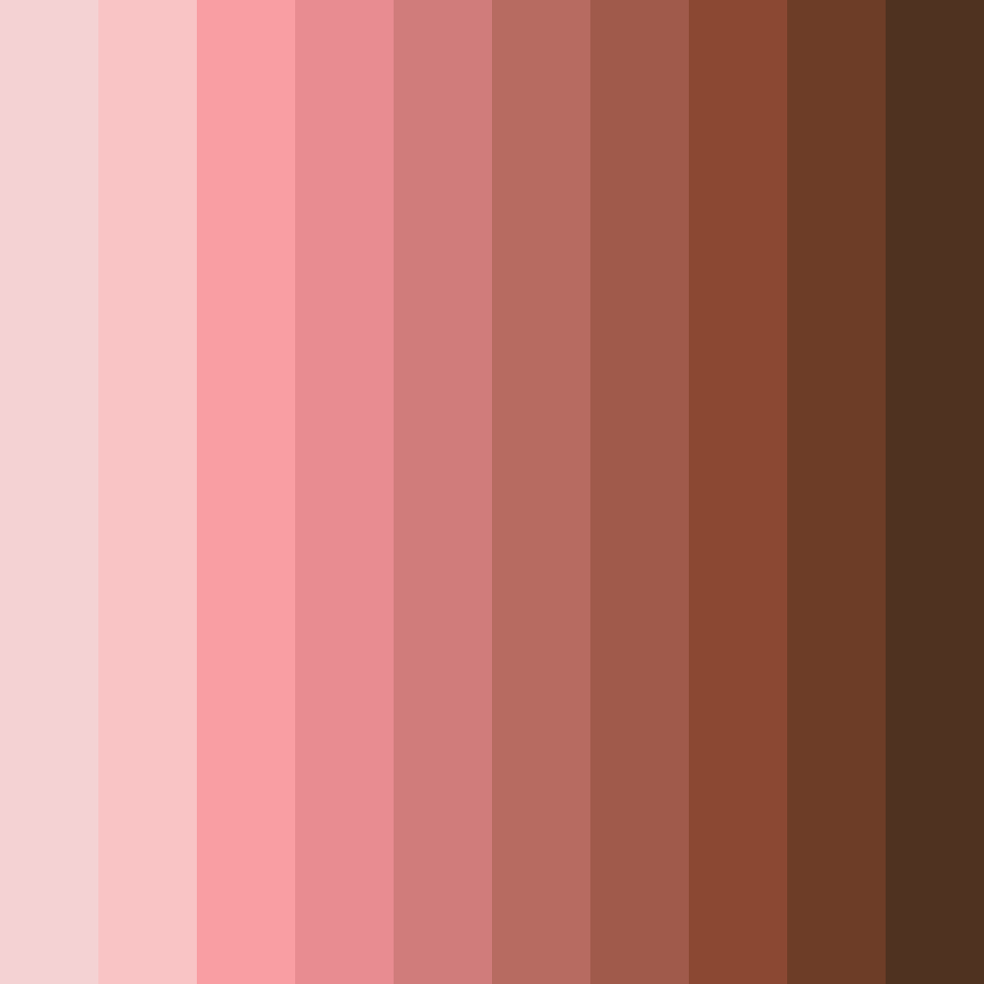 Download blush and cocoa dreamscape color palette PNG image (square)