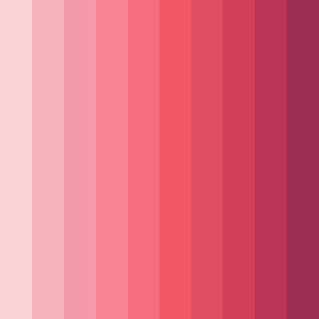 Download blushing romance color palette PNG image (square)