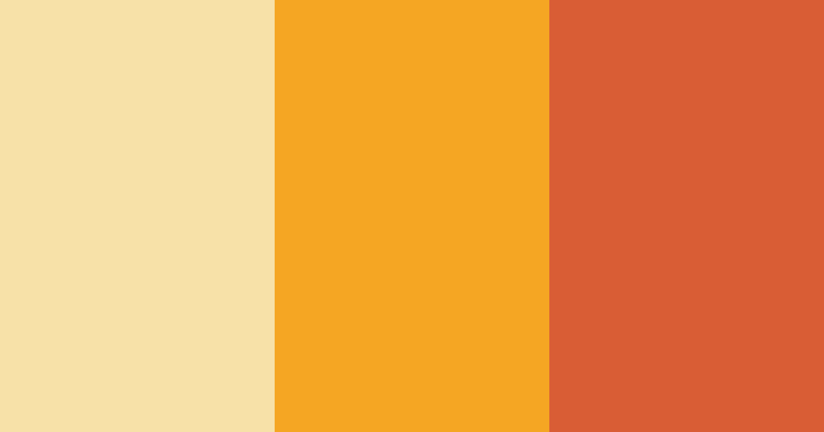 Download warm orange color palette PNG image (landscape)