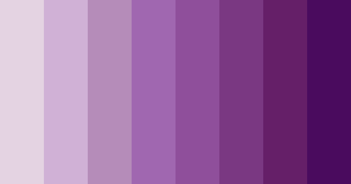 Download muted purple shades color palette PNG image (landscape)