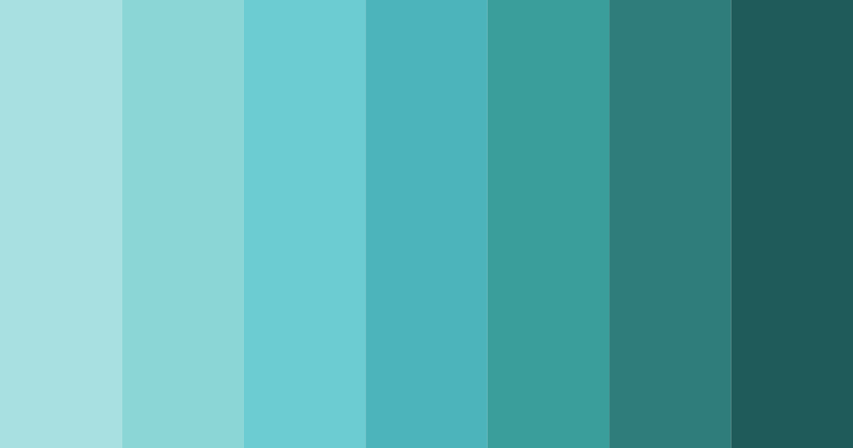 Download blue green oasis color palette PNG image (landscape)