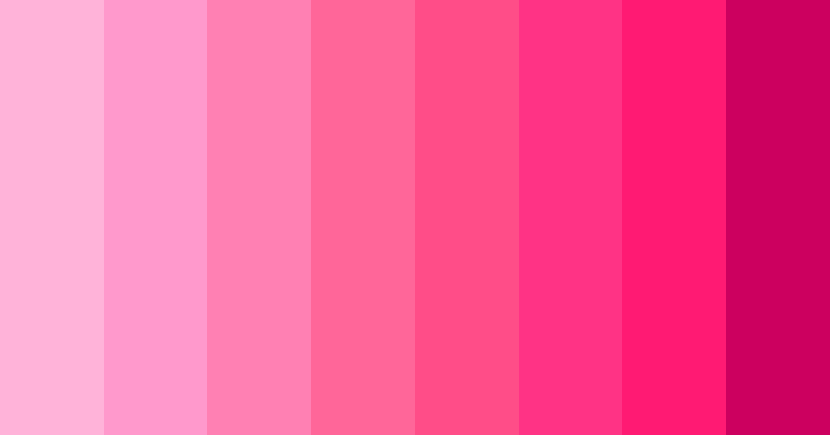 Download bright pink color palette PNG image (landscape)
