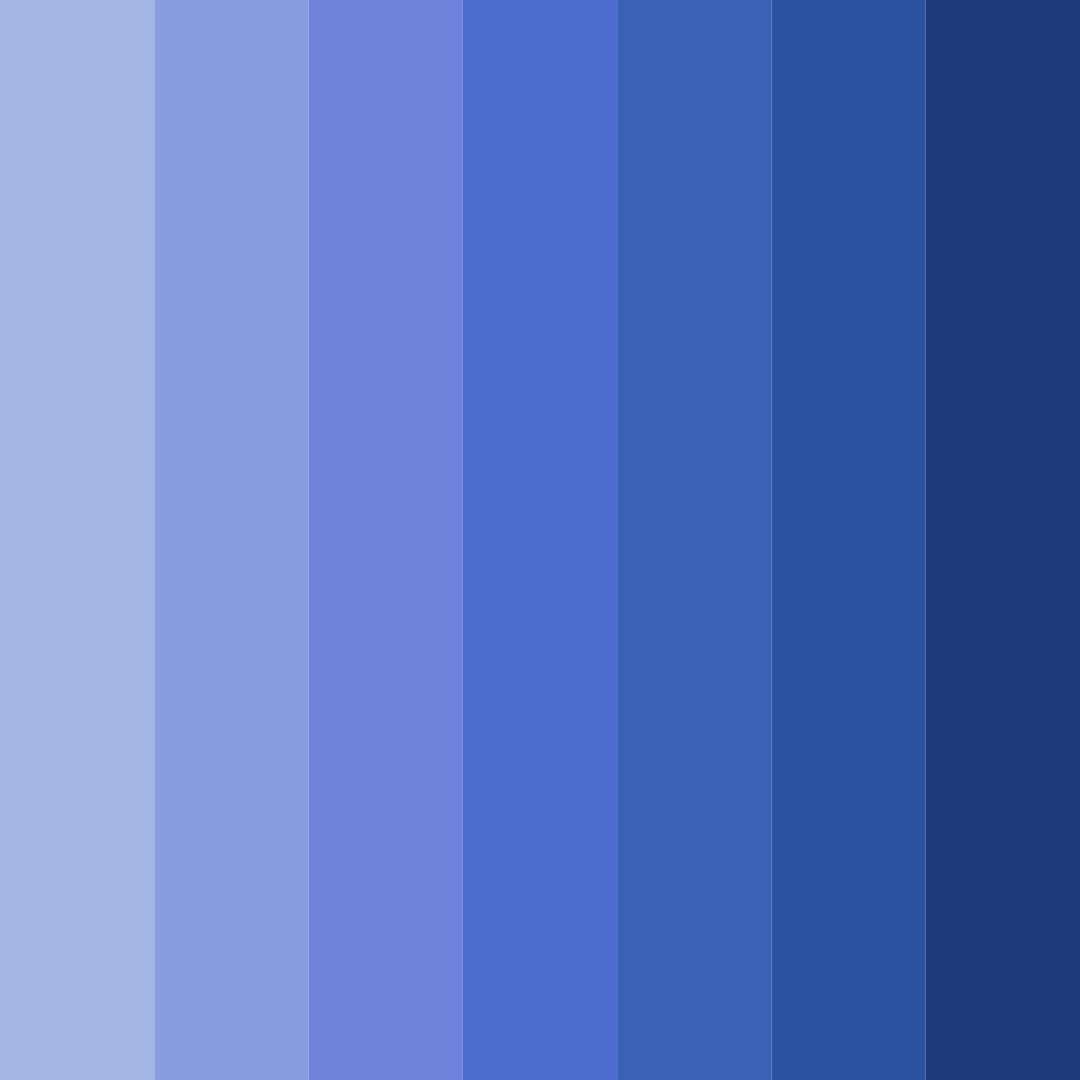 Download azure dreamscape color palette PNG image (square)