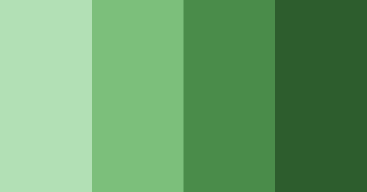 Download verdant canopy color palette PNG image (landscape)