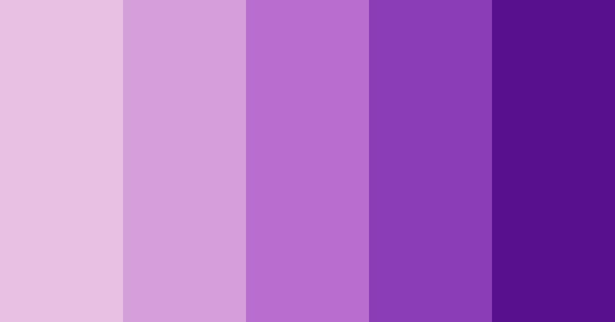Download purple orchid color palette PNG image (landscape)