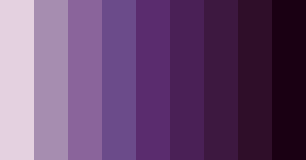 Download midnight orchid color palette PNG image (landscape)