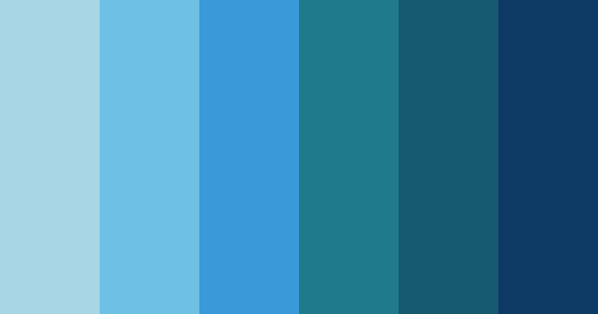 Download blue technology color palette PNG image (landscape)