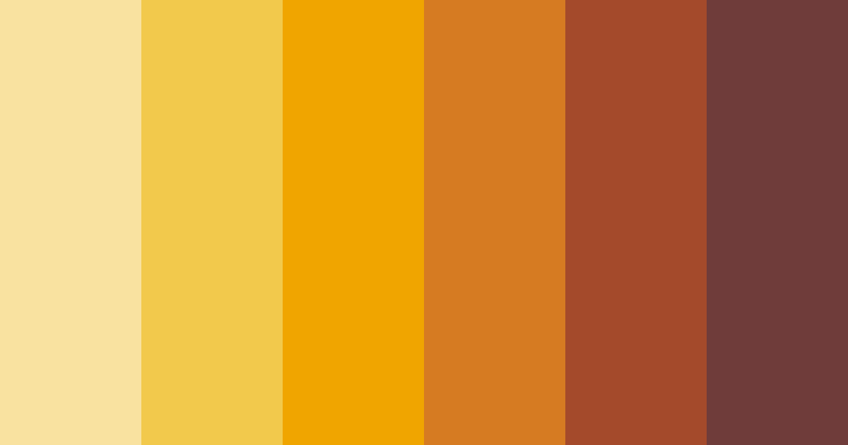 Download earthy orange color palette PNG image (landscape)