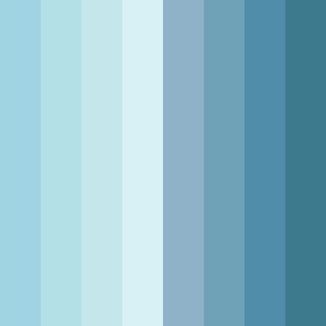 Download ocean breeze harmony color palette PNG image (square)