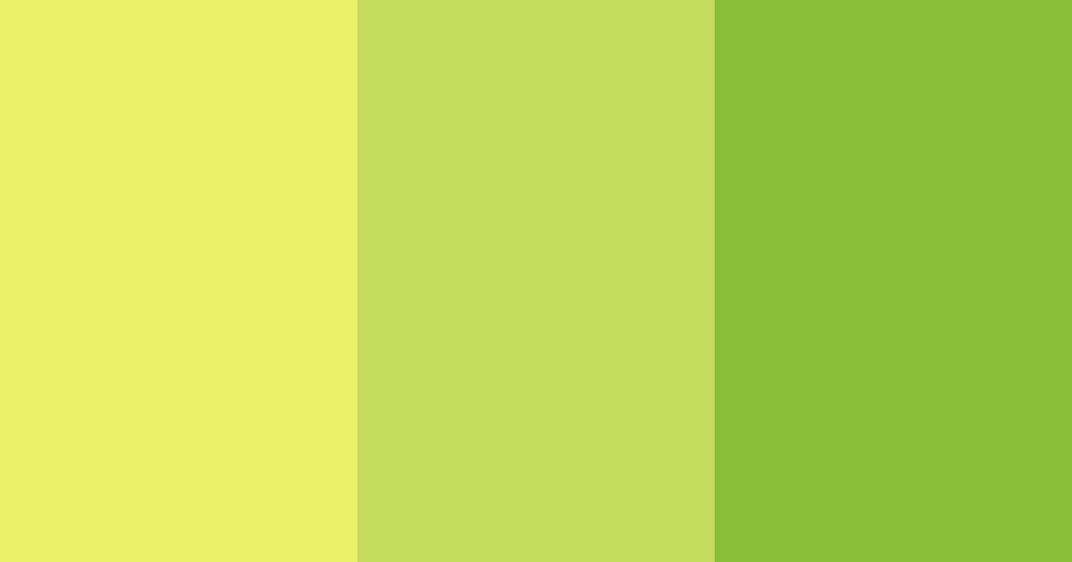 Download lime sunshine color palette PNG image (landscape)