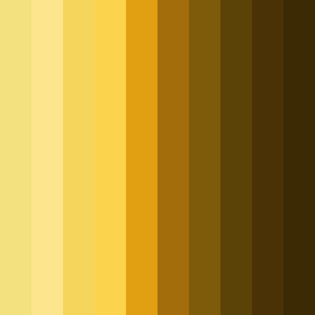 Download yellow flower field color palette PNG image (square)