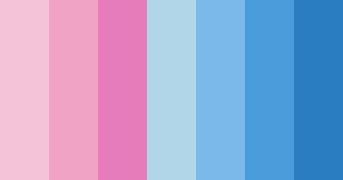 Download cotton candy skies color palette PNG image (landscape)