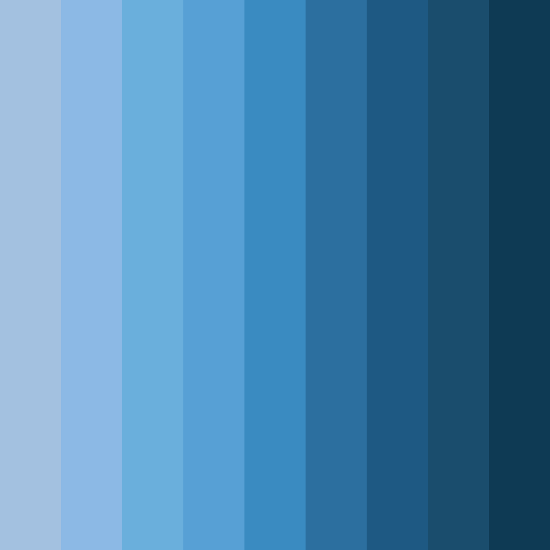 Download azure blossom color palette PNG image (square)