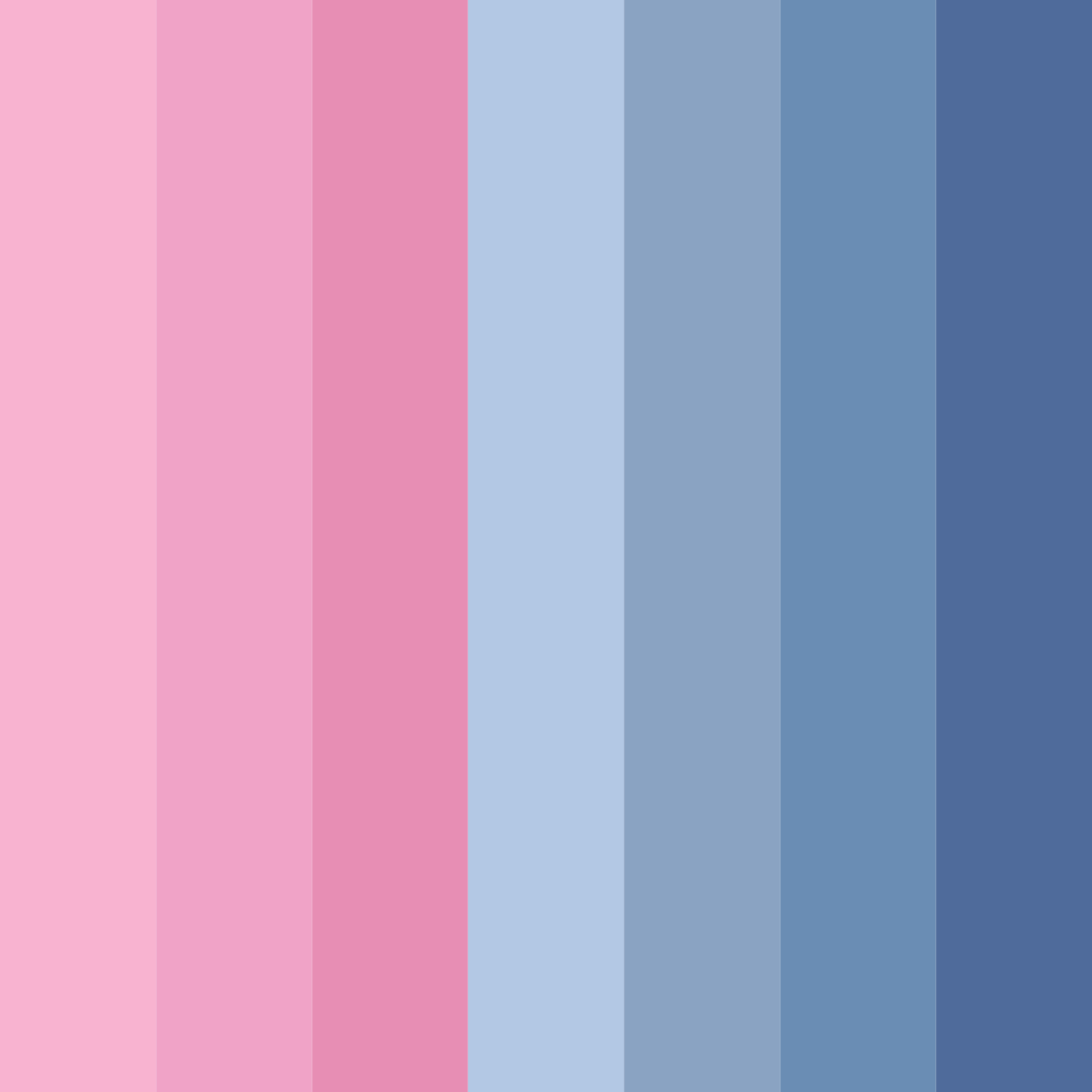 Download cotton candy storm color palette PNG image (square)