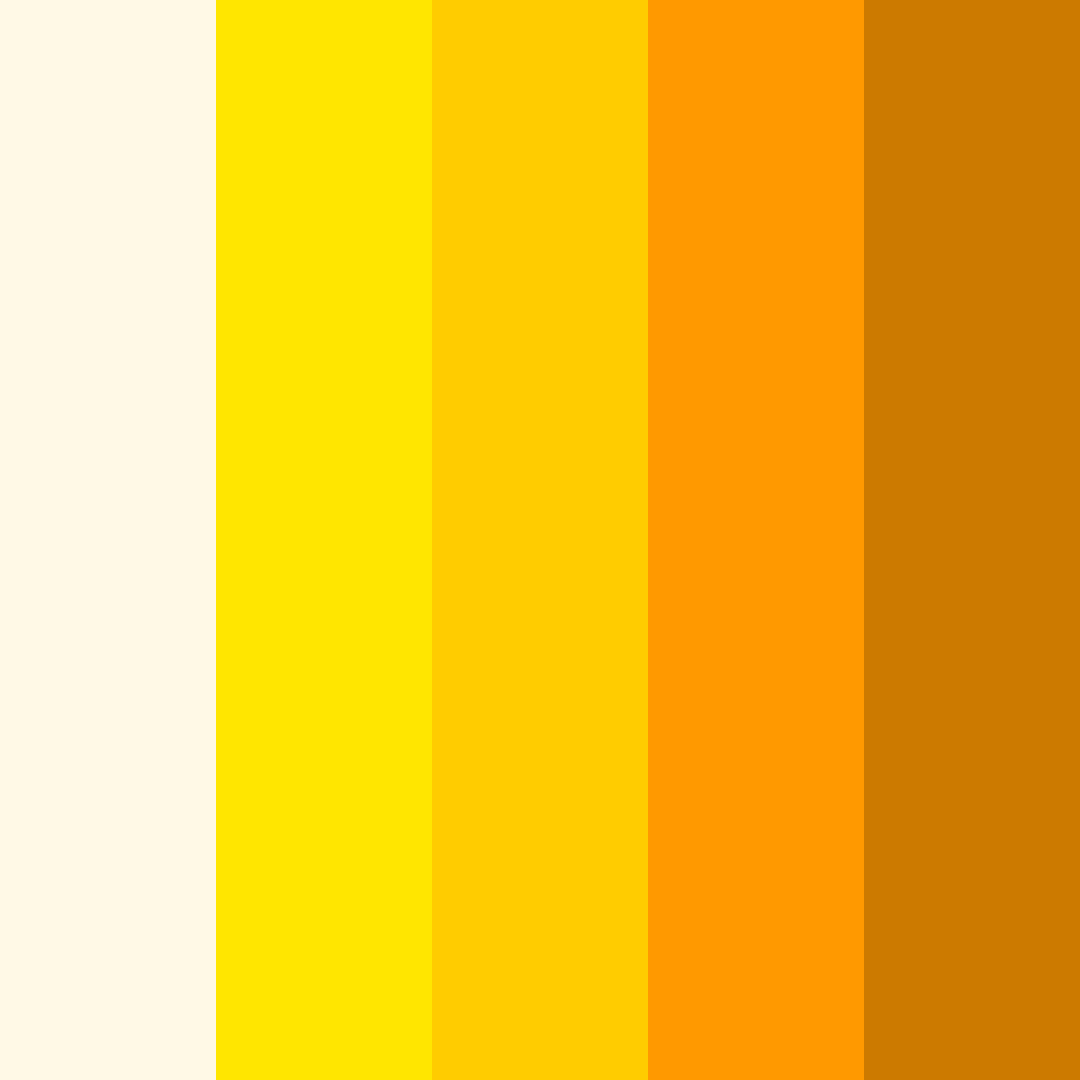 Download sunny citrus burst color palette PNG image (square)