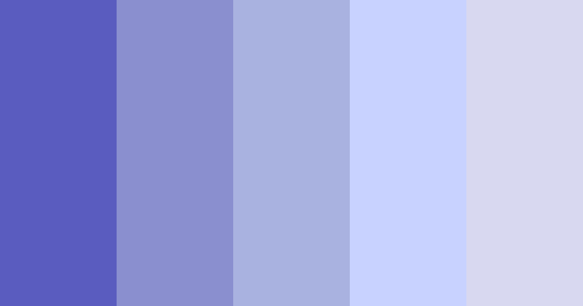 Download dreamy indigo haze color palette PNG image (landscape)