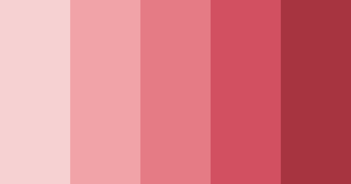 Download muted pink shades color palette PNG image (landscape)