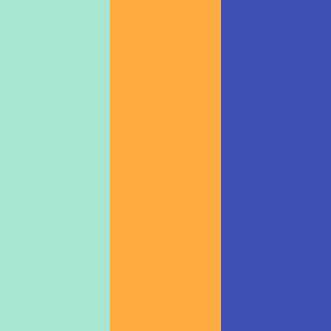 Download tropical harmony color palette PNG image (square)