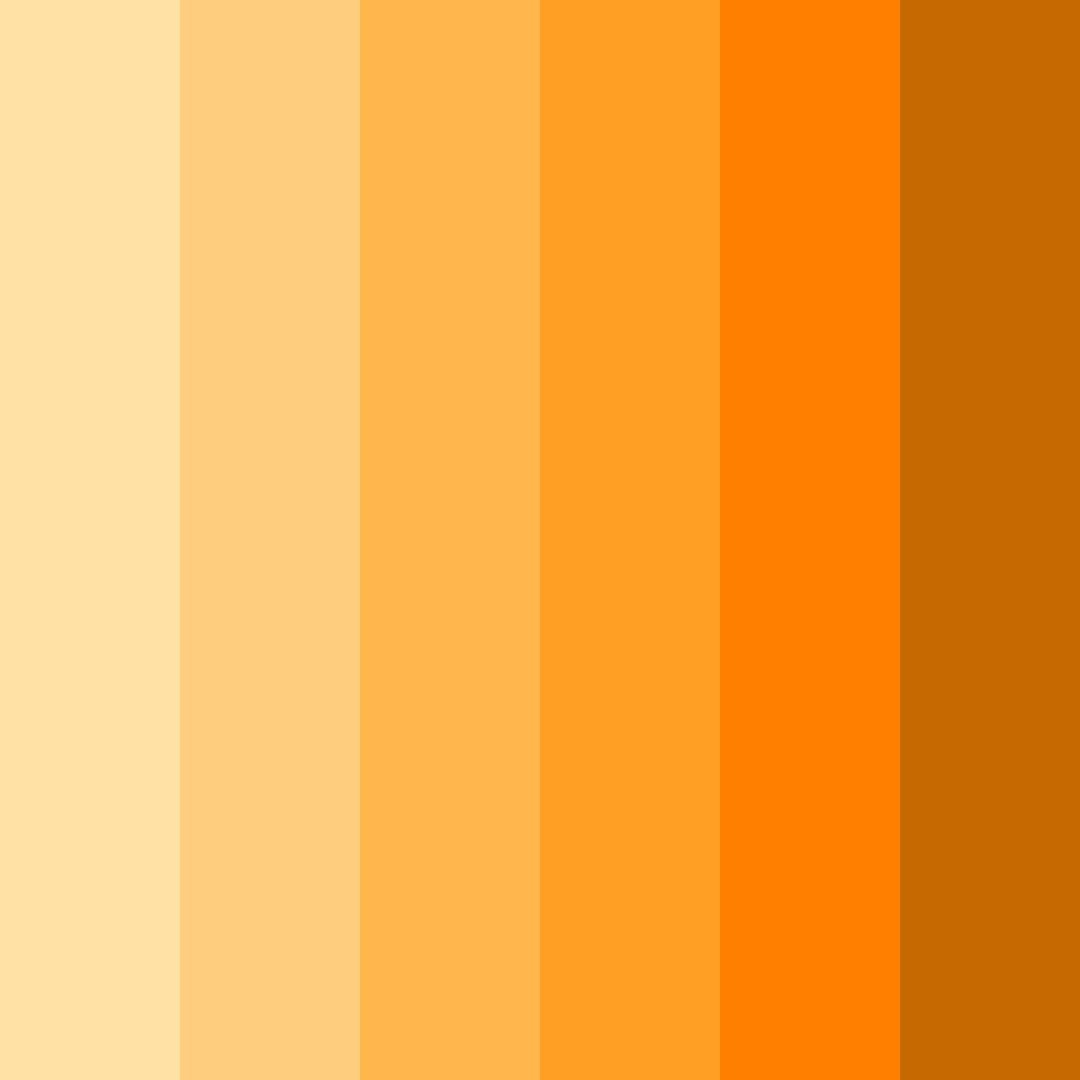 Download sunset citrus color palette PNG image (square)