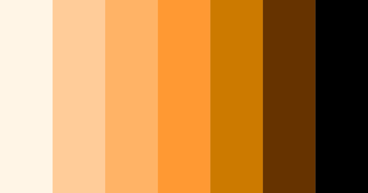 Download amber sunset bliss color palette PNG image (landscape)