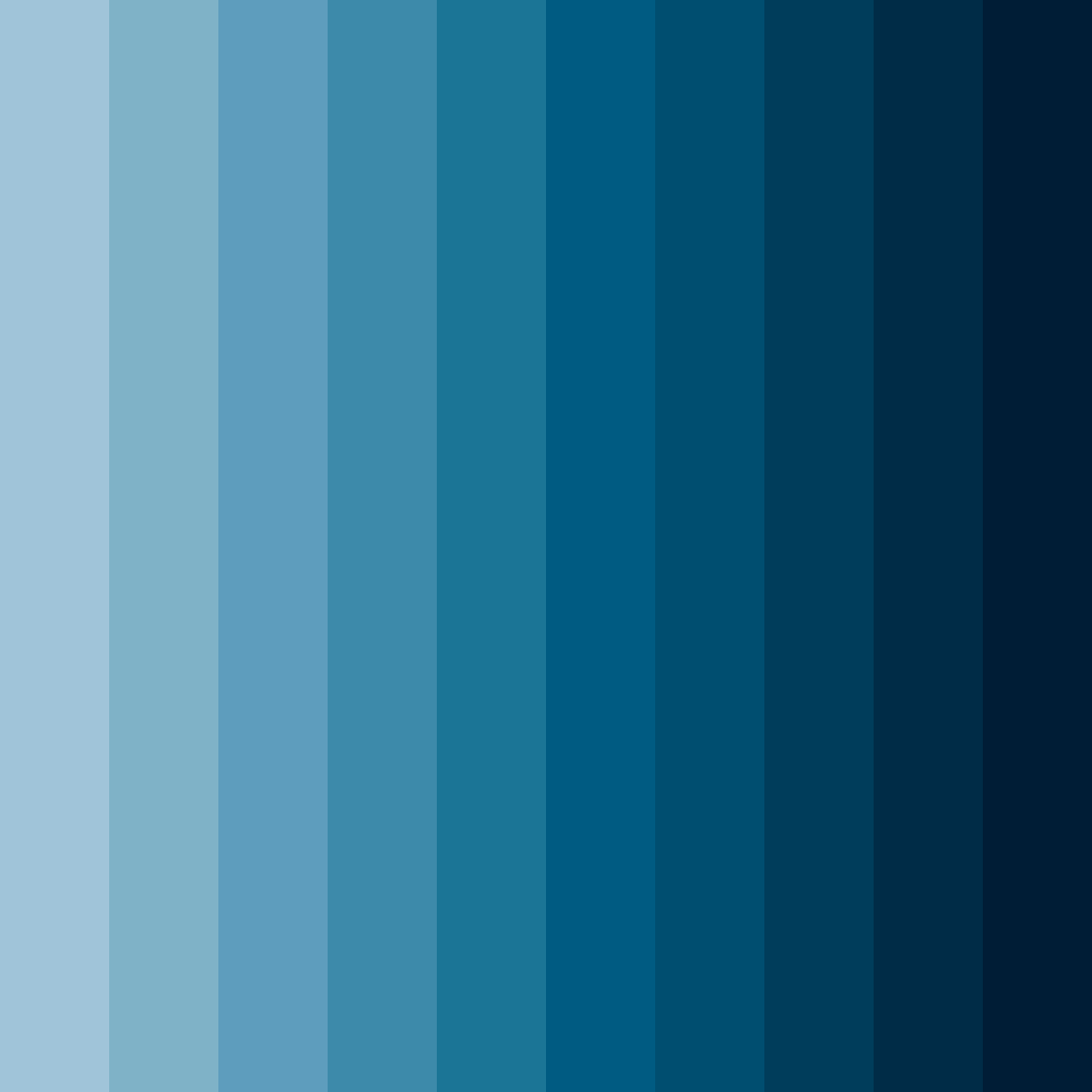Download cyan dream color palette PNG image (square)
