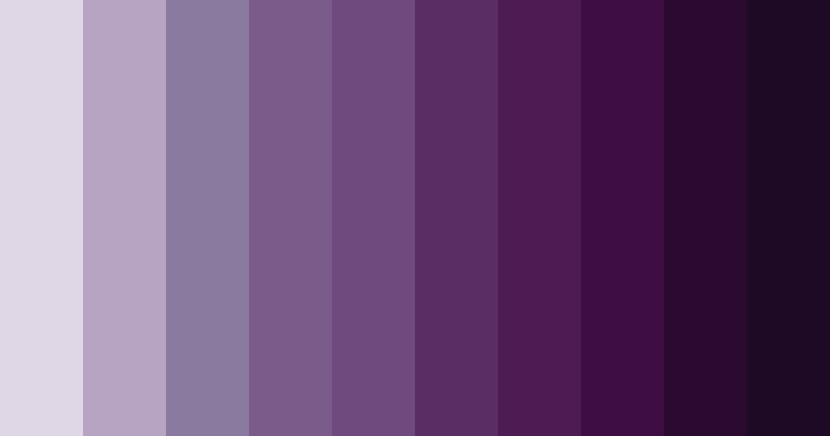 Download dark violet color palette PNG image (landscape)