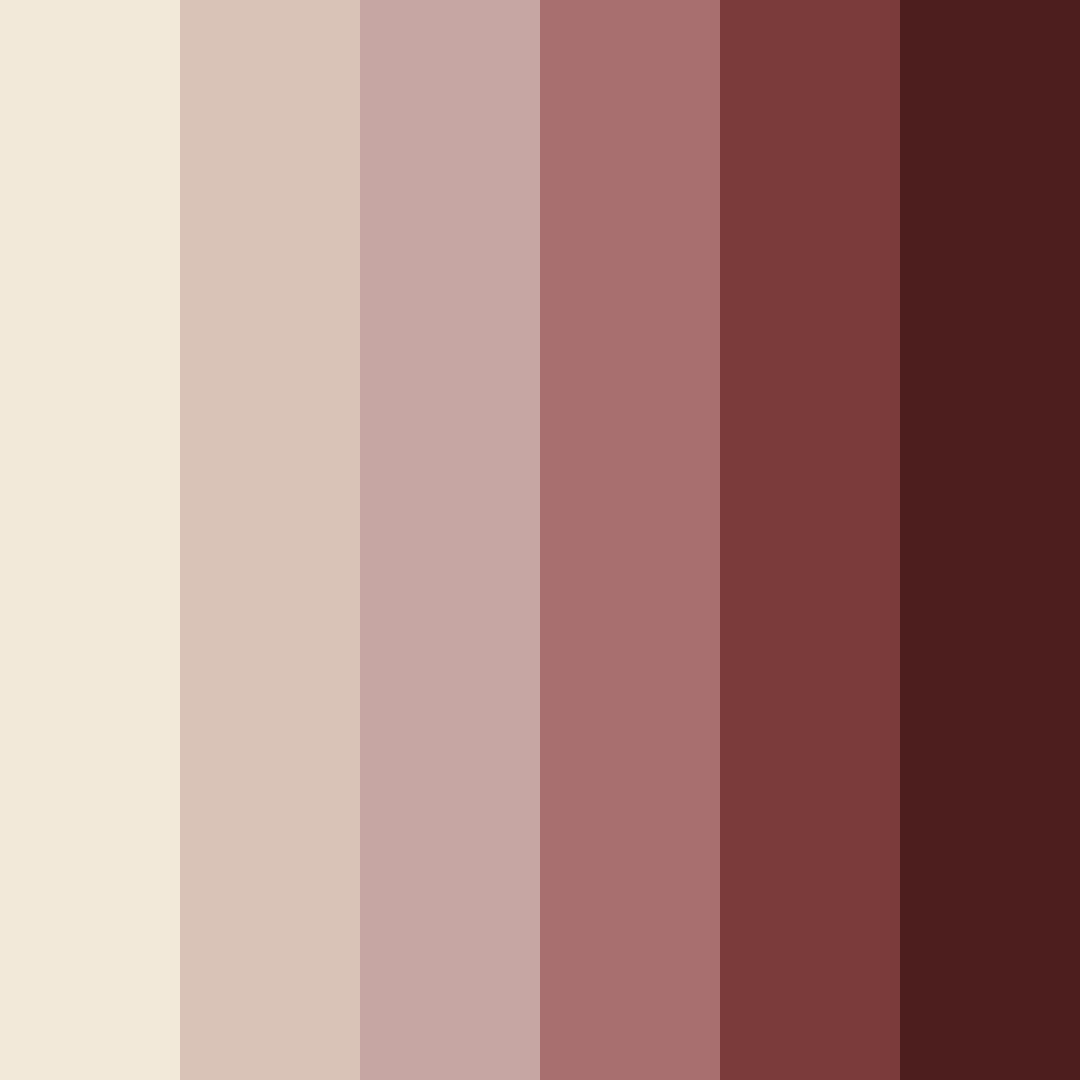 Download shades of red color palette PNG image (square)