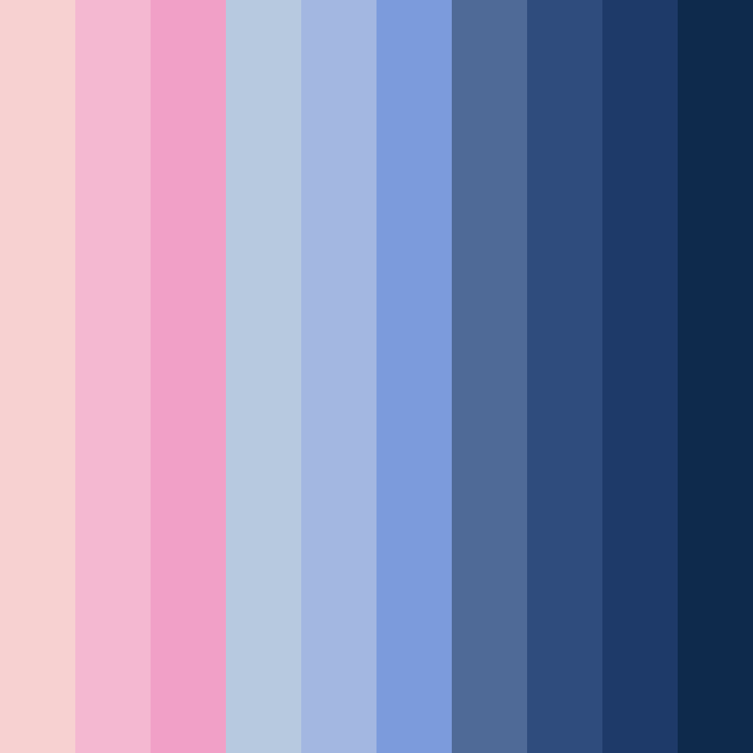 Download navy blue cream color palette PNG image (square)