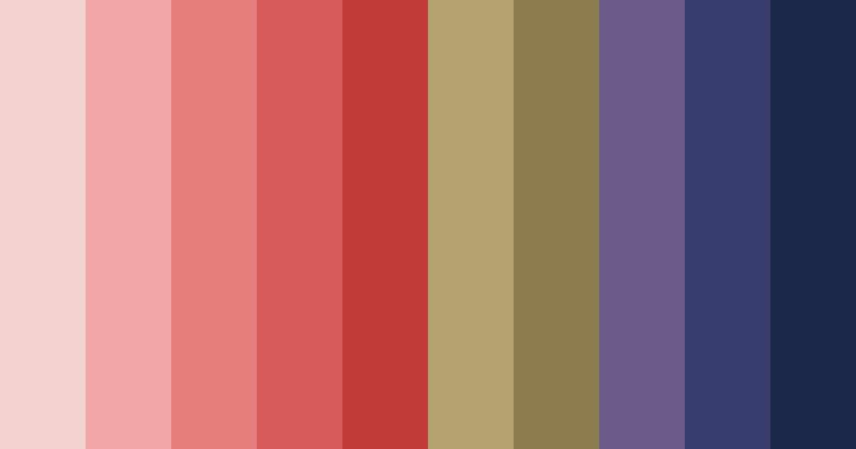 Download brown pink navy fusion color palette PNG image (landscape)