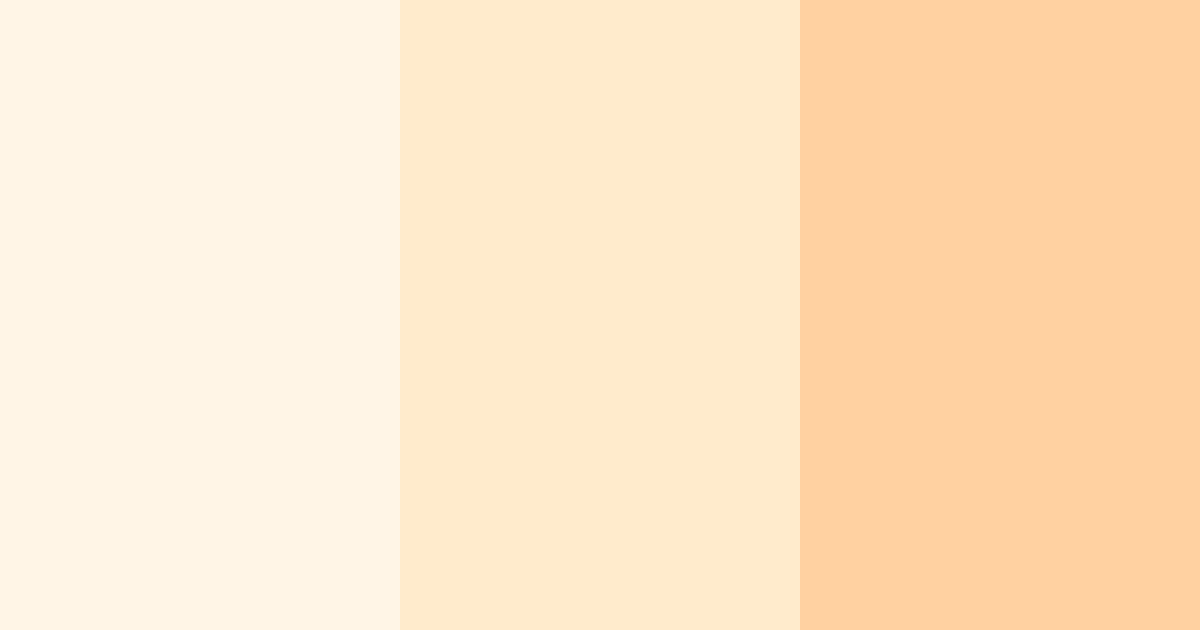 Download light cream color palette PNG image (landscape)
