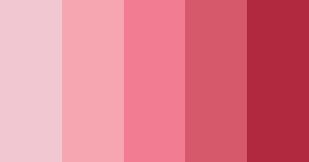 Download blushing accents color palette PNG image (landscape)