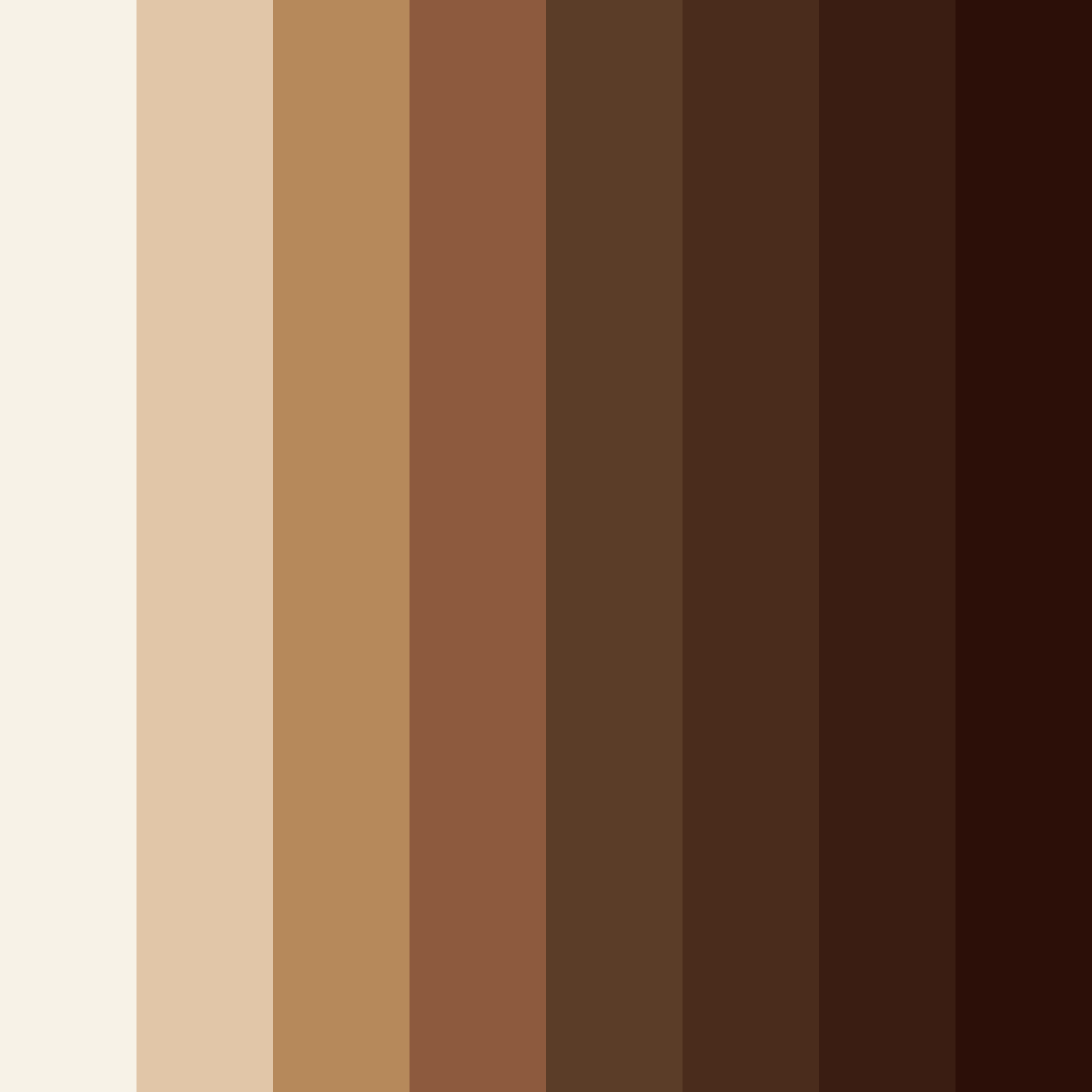Download brown autumnforest color palette PNG image (square)