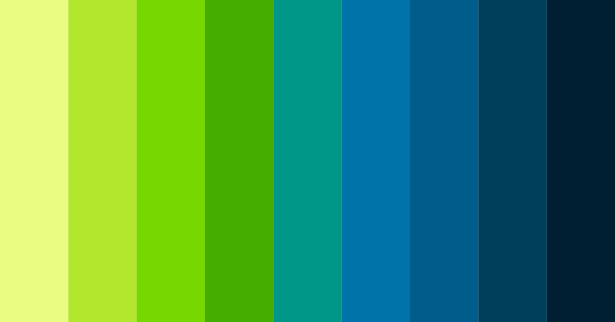 Download tropical oasis color palette PNG image (landscape)