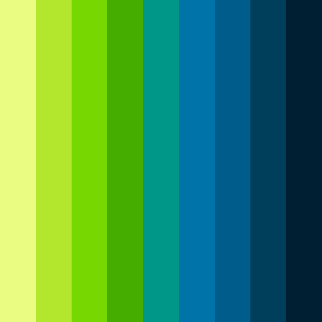 Download tropical oasis color palette PNG image (square)