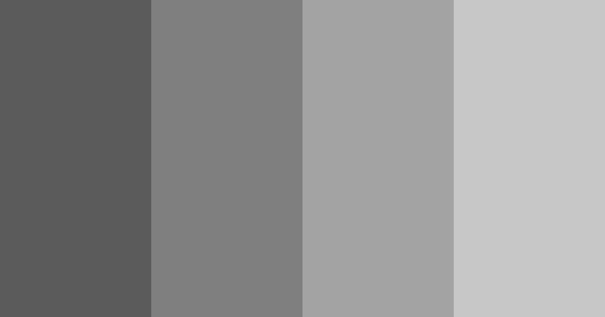 Download gray shades color palette PNG image (landscape)