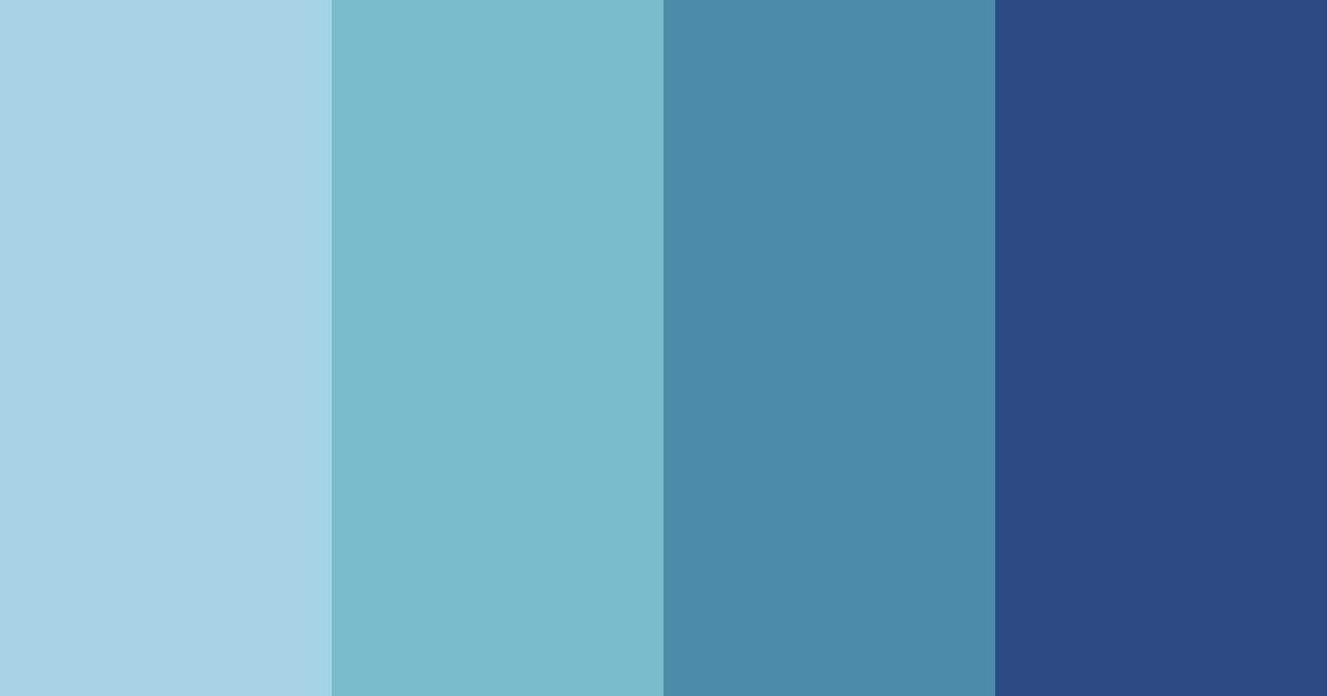 Download ocean serenade color palette PNG image (landscape)