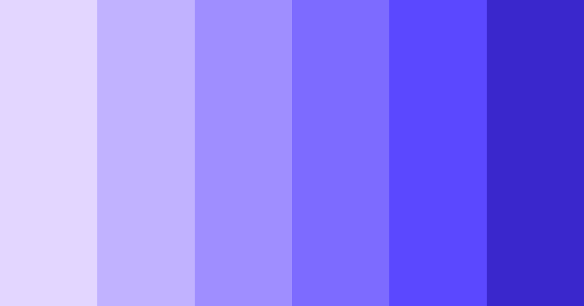 Download shades of purple color palette PNG image (landscape)