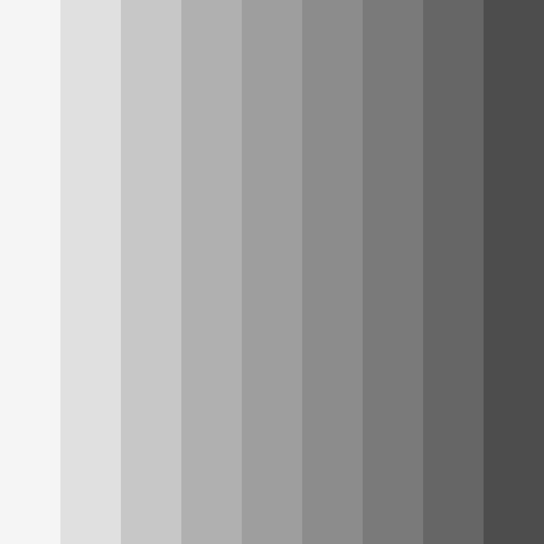 Download shades of light gray color palette PNG image (square)
